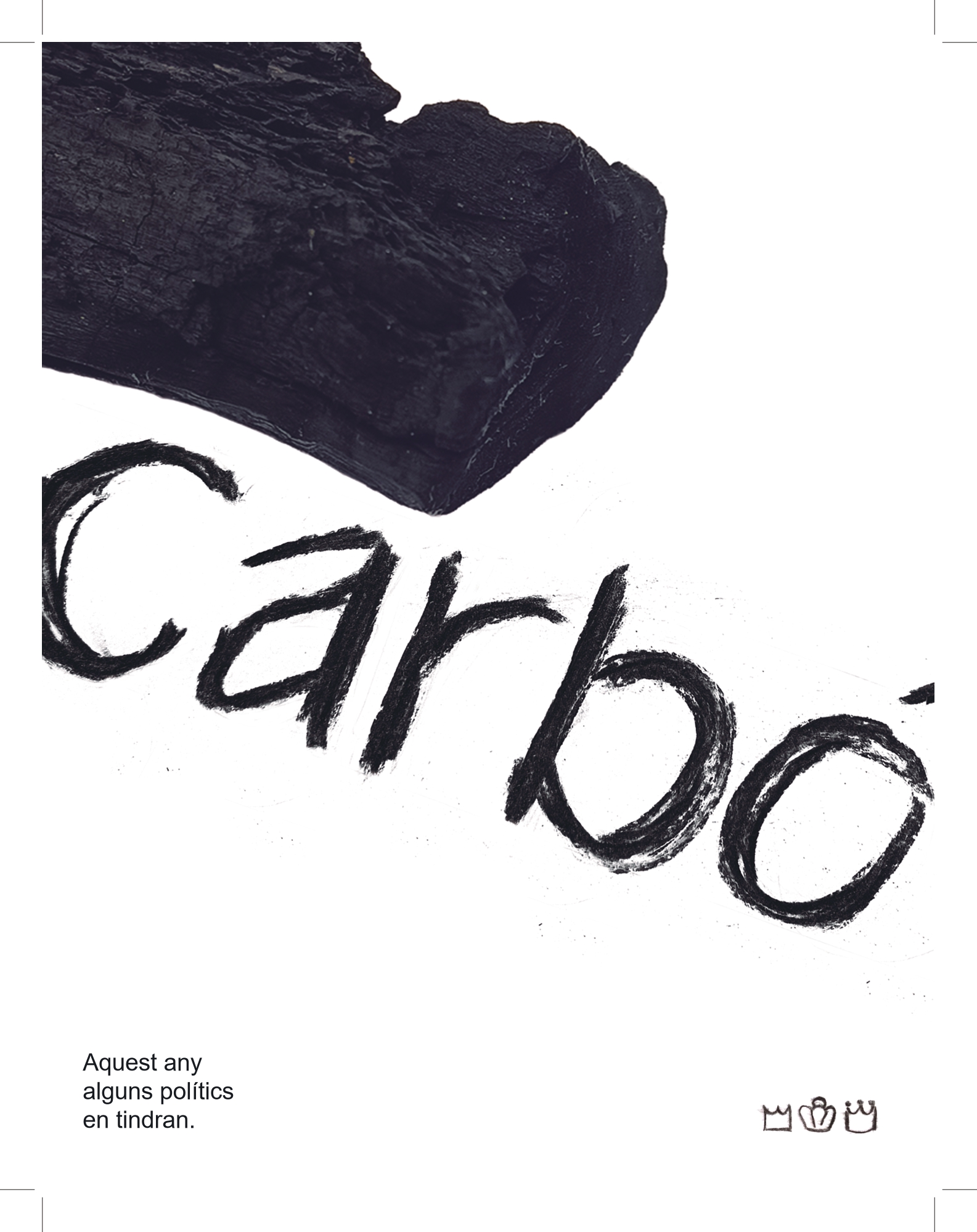 Carb&oacute; &ndash; proposta finalista pel concurs de portades del 9 Nou